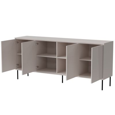 2. Komoda 4D ABI 200x45x88 kaszmir mat