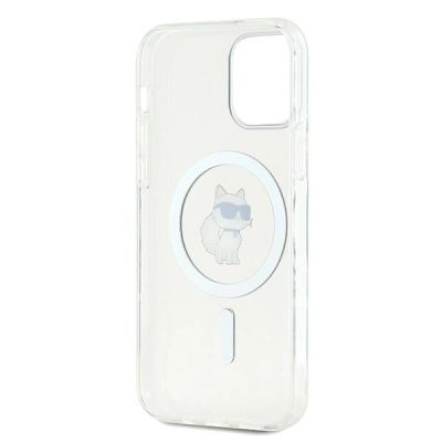 7. Etui Karl Lagerfeld IML Choupette MagSafe na iPhone 12 / 12 Pro - przezroczyste