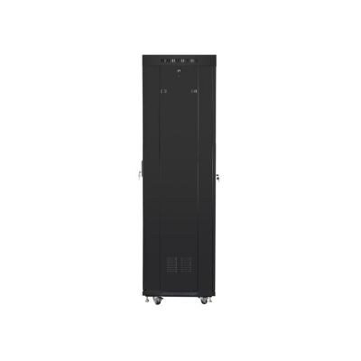 4. LANBERG SZAFA STOJĄCA RACK 19" 42U 600X600 DRZWI PERFOROWANE LCD CZARNA (FLAT PACK) FF01-6642-23BL