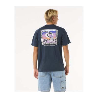 3. Koszulka RIP CURL Raw Energy Trad Tee granatowy