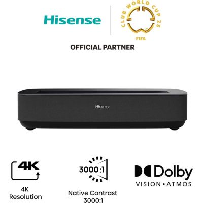 15. Projektor Hisense PL1SE Beamer Ultra-Short-Throw-Projektor 2100 ANSI Lumen DLP 2160p (3840x2160) Schwarz