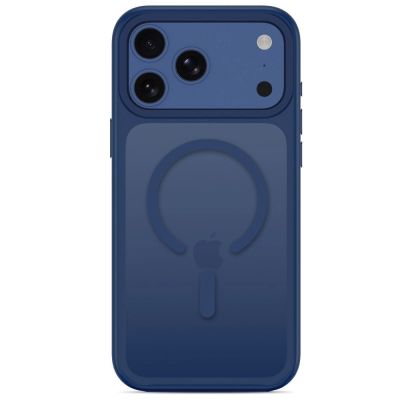 3. Etui Tech-Protect Magmat Magsafe CC na iPhone 18 Pro Max / 17 Pro Max - granatowe matowe