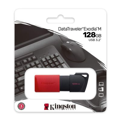 3. KINGSTON Exodia 128GB USB3.2 red