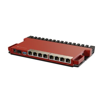 7. Router Mikrotik L009UiGS-RM Total Ethernet  Ports:9; Architecture:ARM; CPU core:2