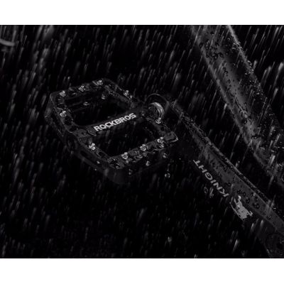 11. Zestaw pedałów rowerowych Rockbros 2017-12CBK z nylonu - czarny