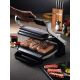3. Grill Tefal OptiGrill GC712D34 (stołowy-zamknięty; 2000W; kolor inox)