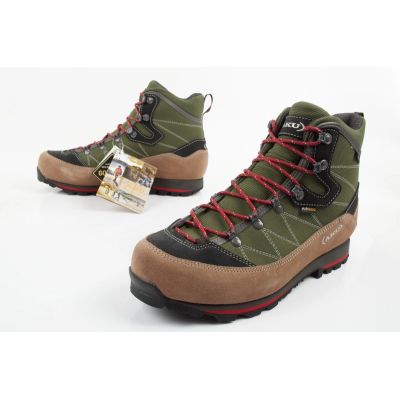 8. Aku Trekker Gore-tex buty trekkingowe męskie turystyczne za kostkę zielone