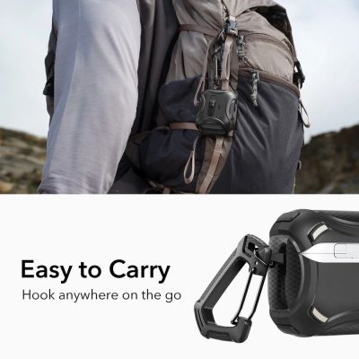 3. Etui ESR Cyber FlickLock MagSafe na AirPods Pro 3 - czarne