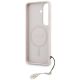 6. Etui Guess 4G Classic Logo Charm MagSafe na Samsung Galaxy S26 - różowe