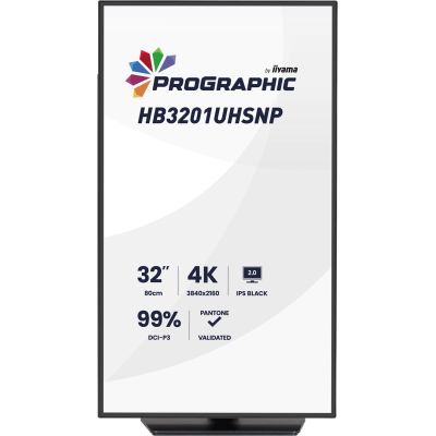 2. iiyama ProGraphic HB3201UHSNP-B1 monitor komputerowy 80 cm (31.5") 3840 x 2160 px Czarny