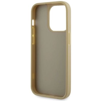 7. Etui Guess Rhinestone Triangle na iPhone 14 Pro - złote