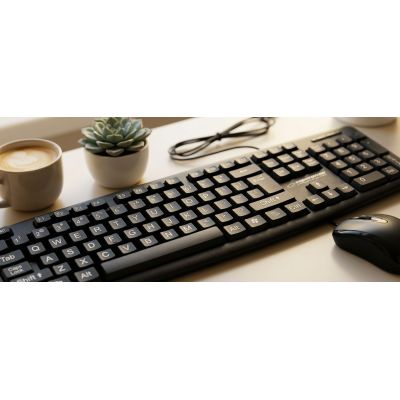 6. Klawiatura Esperanza Florida EK129 (USB 2.0; (US); kolor czarny)