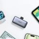 6. Powerbank Ugreen PB503 5000mAh z portem USB-C i zintegrowanym złączem USB-C - szary
