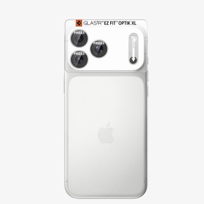 2. Szkło hartowane na aparat Spigen Optik Pro XL GLAS.TR EZ FIT na iPhone 18 Pro - srebrne