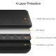 8. Etui Tech-Protect Hardpouch na laptopa 13-14 - czarno-pomarańczowe