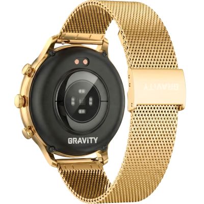 10. Smartwatch Gravity Złoty Pasek i Bransoleta  GT5-1
