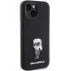 4. Etui Karl Lagerfeld Silicone Ikonik Metal Pin na iPhone 15 - czarne
