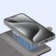 6. Etui skórzane Dux Ducis Lawa na iPhone 15 Pro Max - szare