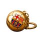 12. FC Barcelona brelok oryginalny na licencji w kształcie złotej piłki z herbem B7081