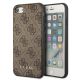 Etui Guess 4G Metal Gold Logo na iPhone SE 2022 / 2020 / 7 / 8 - brązowe
