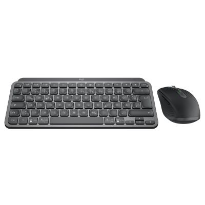 5. Logitech 920-011054 klawiatura Dołączona myszka Biuro RF Wireless + Bluetooth QWERTZ Niemiecki Grafitowy