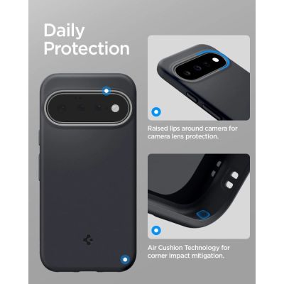 9. Etui Spigen Nano Pop MagSafe na Google Pixel 11 - czarno-szare