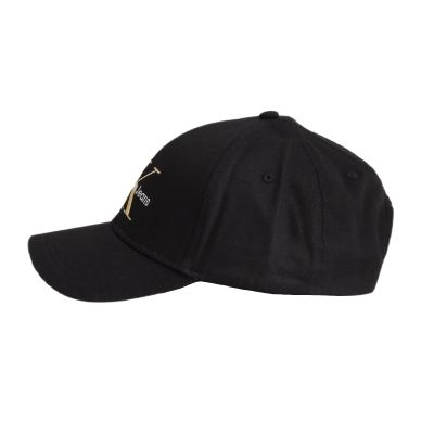 4. Czapka z daszkiem bejsbolówka Calvin Klein Jeans Monogram Cap Czarna - K50K510061-0GQ