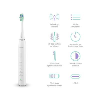 3. Szczoteczka soniczna TrueLife SonicBrush Clean30 White