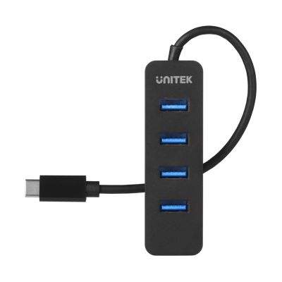 2. UNITEK HUB USB-C 4XUSB-A 3.1, AKTYWNY, 10 W, H1117B