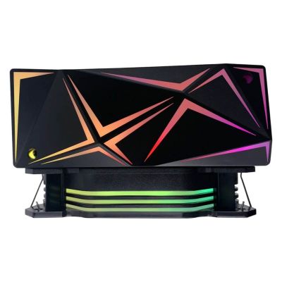 4. Chłodzenie CPU Rampage OCTAGONC50-BLACK LGA1700/AM5 1800RPM wentylator 120mm ARGB PWM