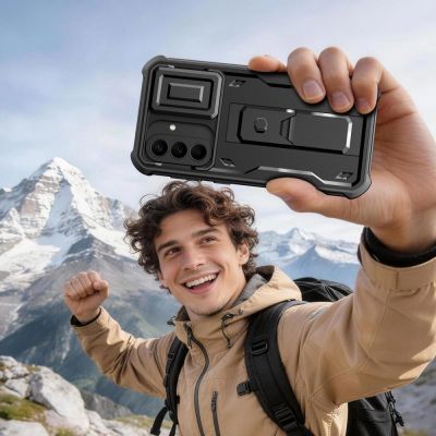 6. Etui Tech-Protect Kevlar Cam+ 2-Set na Samsung Galaxy A57 5G - czarne