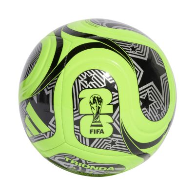 5. Piłka nożna adidas World Cup 26 Trionda Club zielono-czarna JD8052