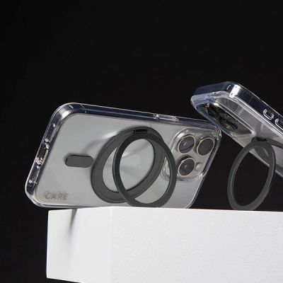 4. Etui CARE by PanzerGlass Feature Kickstand Case z MagSafe na iPhone 16 Pro Max - czarne