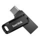 11. Pendrive SanDisk Ultra Dual GO SDDDC3-064G-G46 (64GB; USB 3.0, USB-C; kolor czarny)