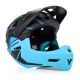 4. Kask rowerowy full-face Meteor Hydra M 55-58 cm czarny/niebieski