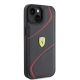 4. Etui Ferrari Twist Metal Logo do iPhone 15 - czarne