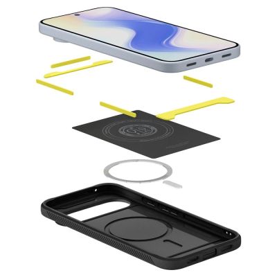 9. Etui Spigen Rugged Armor Mag MagSafe na Google Pixel 10 Pro XL - czarny mat