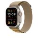 2. Pasek Apple MXN13ZM/A 49mm Tan Alpine Loop - S - Natural Titanium Finish
