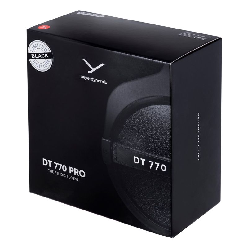 35. Beyerdynamic DT 770 PRO 80 OHM BLACK LIMITED EDITION - Słuchawki studyjne zamknięte