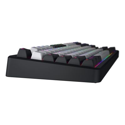 5. Klawiatura dla graczy Hator Rockfall 3 TKL Wireless mechaniczna czarna (klawisze czarno-białe)