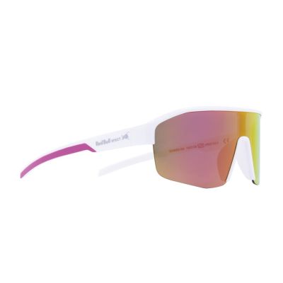 2. Okulary rowerowe Red Bull Spect Dundee - white/smoke/pinkish revo CAT3