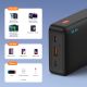 7. Powerbank Baseus Airpow 20W 20000mAh z kablem Baseus Simple Series USB-A - USB-C 50cm - czarny