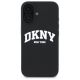 3. Etui DKNY Silicone White Printed Logo MagSafe na iPhone 16 - czarne
