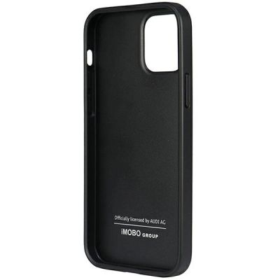 6. Etui Audi Synthetic Leather na iPhone 12 / iPhone 12 Pro - czarne
