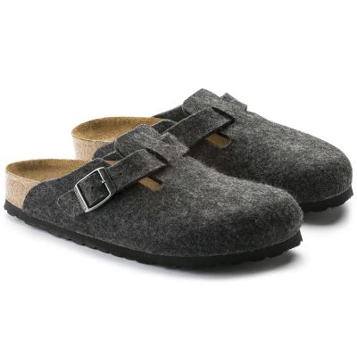 3. Klapki Birkenstock Boston FE Anthrazit 160371