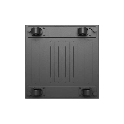 10. LANBERG SZAFA INSTALACYJNA RACK STOJĄCA 19" 24U 600X600 CZARNA DRZWI PRZESZKLONE LCD (FLAT PACK) V2