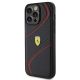 2. Etui Ferrari Twist Metal Logo na iPhone 15 Pro Max - czarne