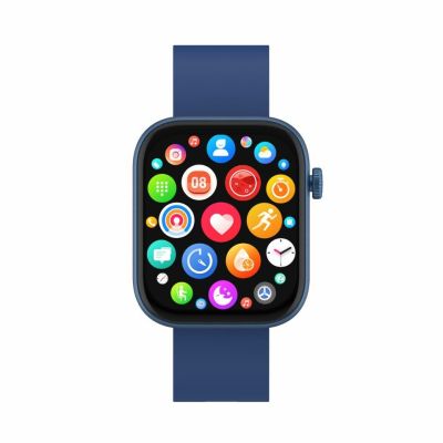 10. Denver SWC-185BU smartwatch / zegarek sportowy 4,7 cm (1.85") AMOLED Cyfrowy 390 x 450 px Ekran dotykowy Niebieski