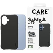 Etui CARE by PanzerGlass Fashionable Samba MagSafe na iPhone 17 - czarne