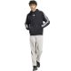 6. Bluza męska adidas Essentials 3-Stripes Fleece Hoodie czarna KY6602